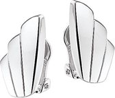 The Jewelry Collection Oorclips Poli/mat - Zilver