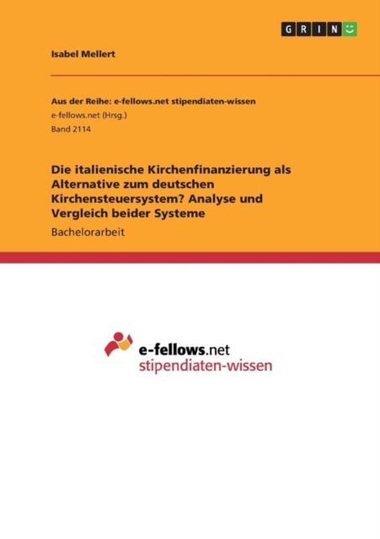 Die italienische Kirchenfinanzierung als Alternative zum deu ... - cover