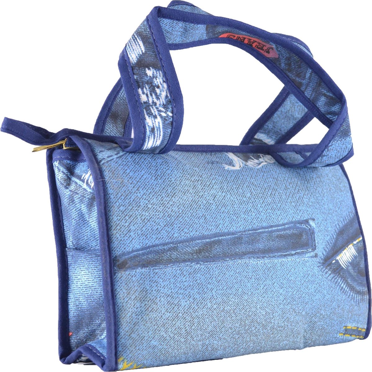 Gérard Brinard toilettas jeans tas blauw - 1 rits
