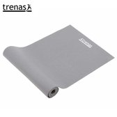 TRENAS Yogamat - 173 cm L x 60 cm B x 0.6 cm dik - Grijs