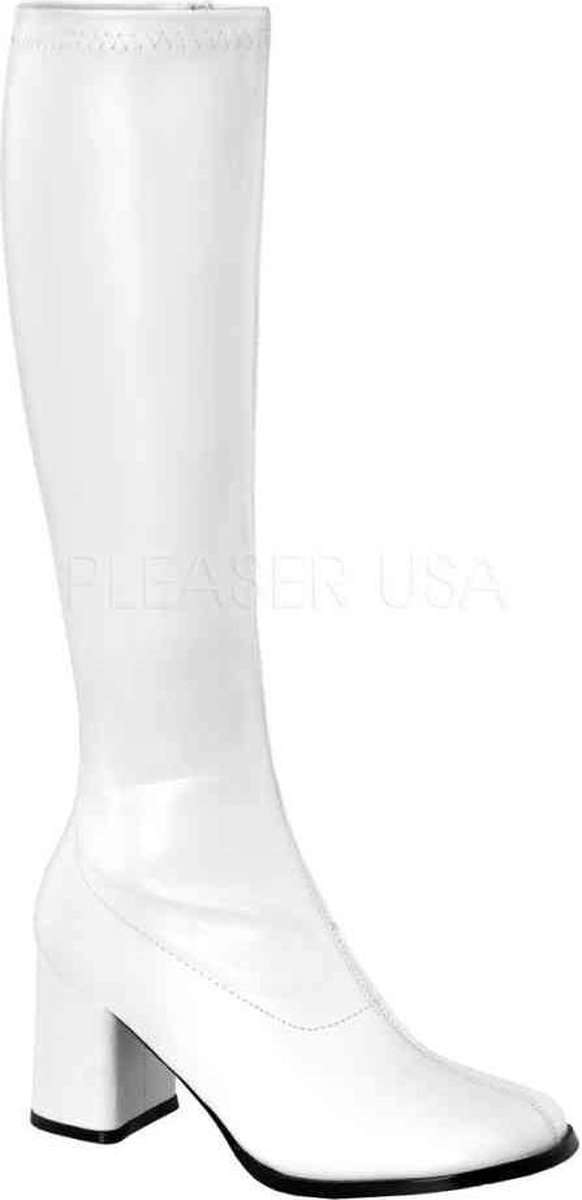 Pleaser Kniehoge laarzen -45 Shoes- US 14 Wit
