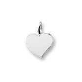 Huiscollectie 4101804 Witgouden graveerplaat hart
