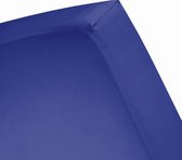 Damai - Hoeslaken hoge hoek (tot 35 cm) - Katoen - 180 x 220 cm - Ultramarine