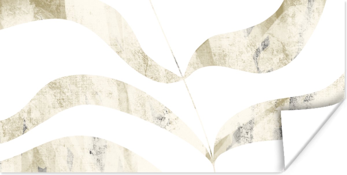 Poster Bladeren - Pastel - Design - 80x40 cm