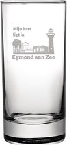 Gegraveerde longdrinkglas 28,5cl Egmond aan Zee