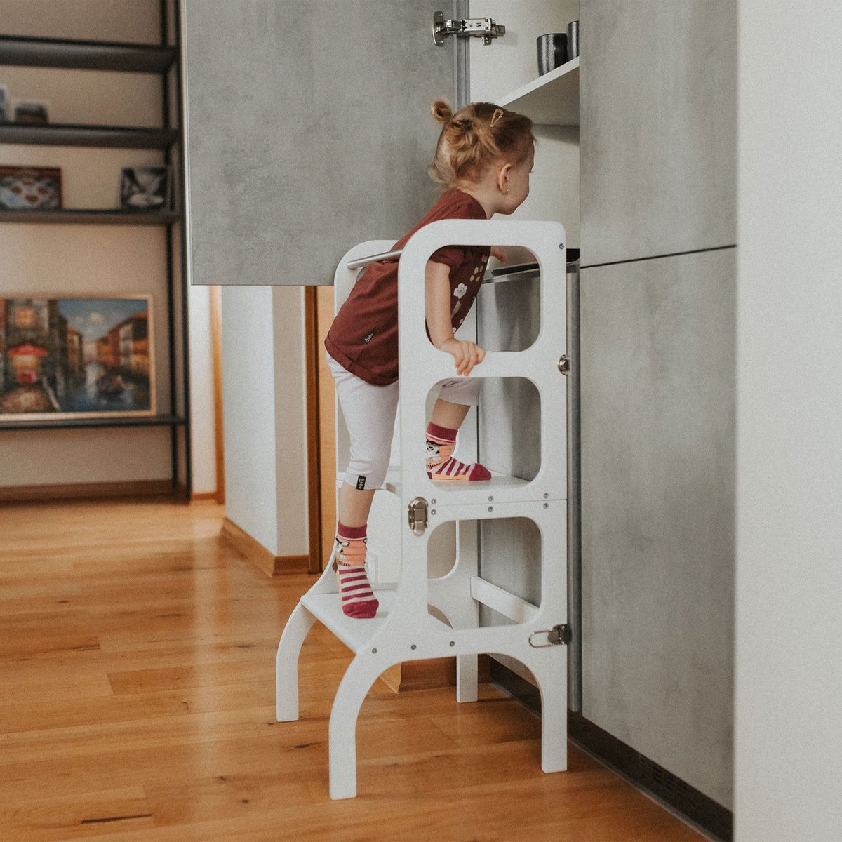 Ette Tete Step Up Tour d'apprentissage en bois, Aides de cuisine Montessori  pour enfants, Chaise d'apprentissage pour jeunes enfants