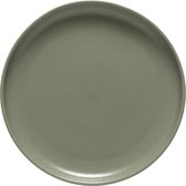 Costa Nova - vaisselle - assiette plate Pacifica vert - faïence - lot de 8 - rond 27 cm