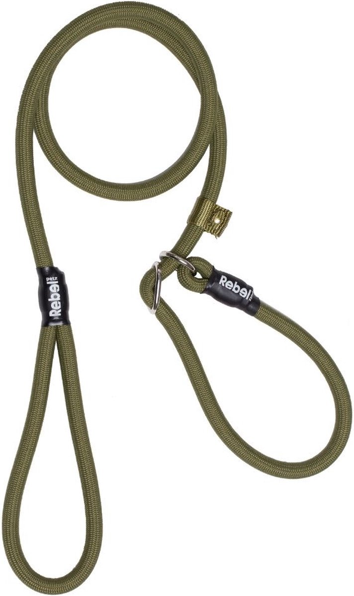 Rebel Petz - Honden Trainingslijn met Halsband - Groen Large
