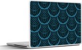 Laptop sticker - 14 inch - Art Deco - Pauwveren - Patronen - 32x5x23x5cm - Laptopstickers - Laptop skin - Cover