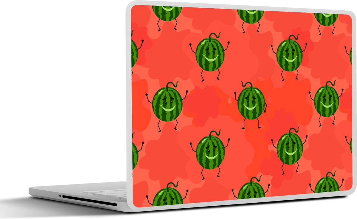 Laptop sticker - 12.3 inch - Meloen - Patronen - Kawaii - 30x22cm - Laptopstickers - Laptop skin - Cover