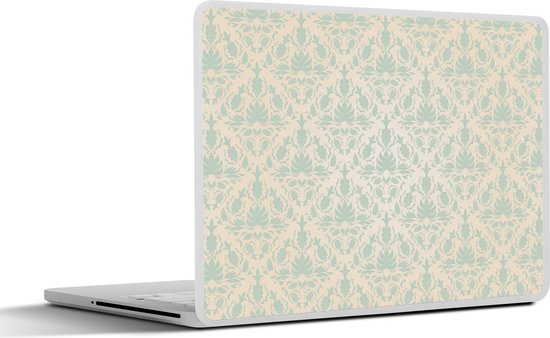 Foto: Laptop sticker 15 6 inch damast vintage pastel design 36x27 5cm laptopstickers laptop skin cover