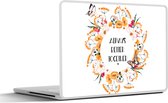 Laptop sticker - 14 inch - Quotes - Always better together - Spreuken - Familie - 32x5x23x5cm - Laptopstickers - Laptop skin - Cover