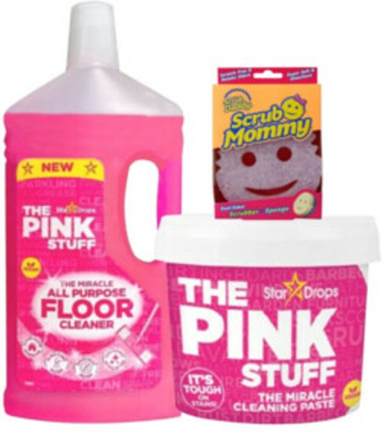 Scrub Daddy & The Pink Stuff Schoonmaak Pakket