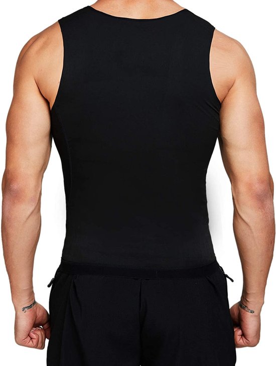 IFLOVE Mannen Afslanken Tank Top Sauna Zweet T-shirt Body Shaper Fitness Vetbrander | bol.com