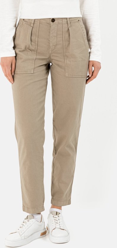 camel active Cargo Broek in slim fit - Maat womenswear-32/30 - Olijf