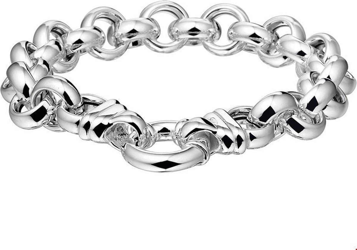 The Jewelry Collection Armband Jasseron 11 mm - Zilver