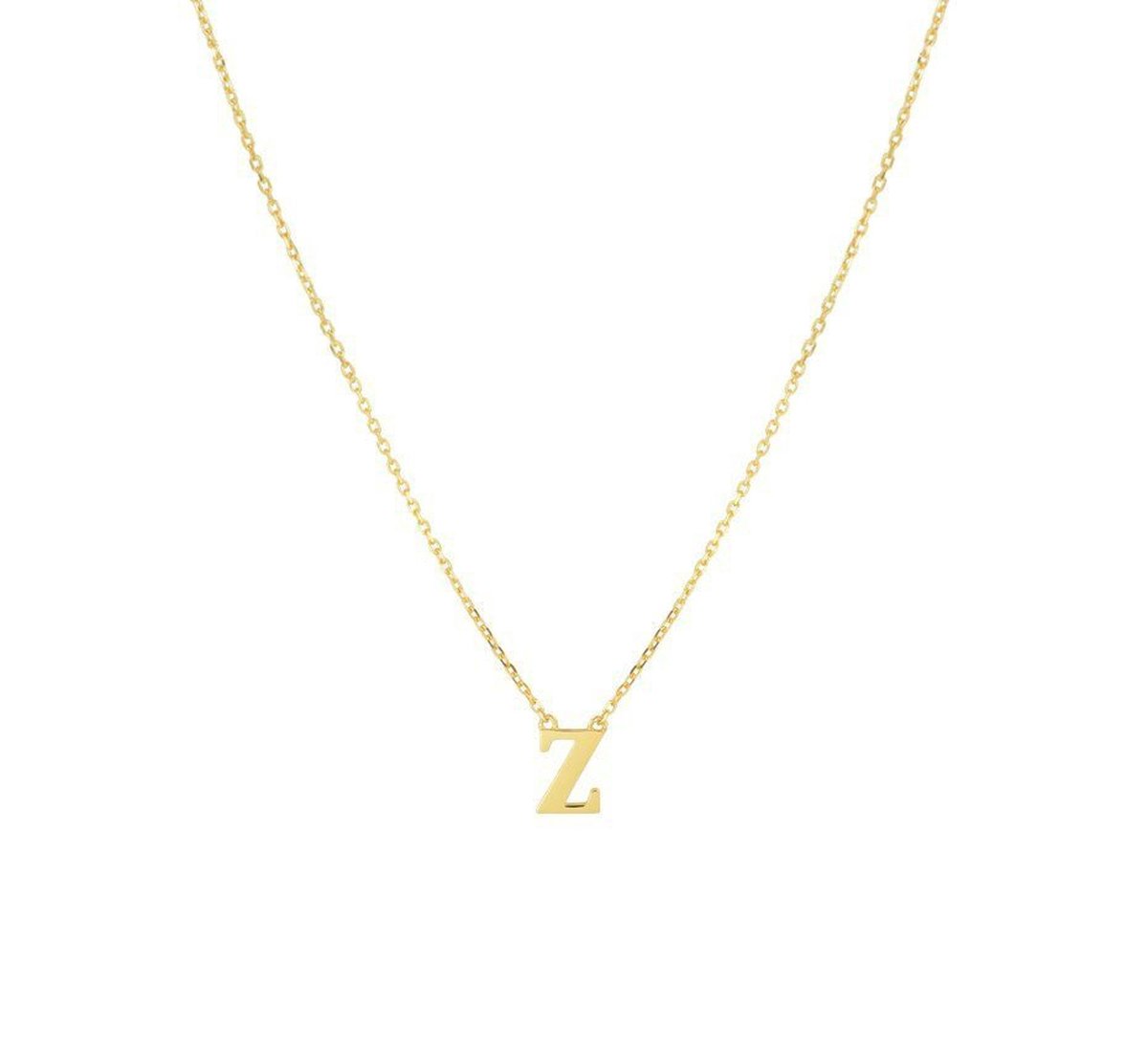 Geelgouden Collier letter Z 40 - 42 - 44 cm 4021390