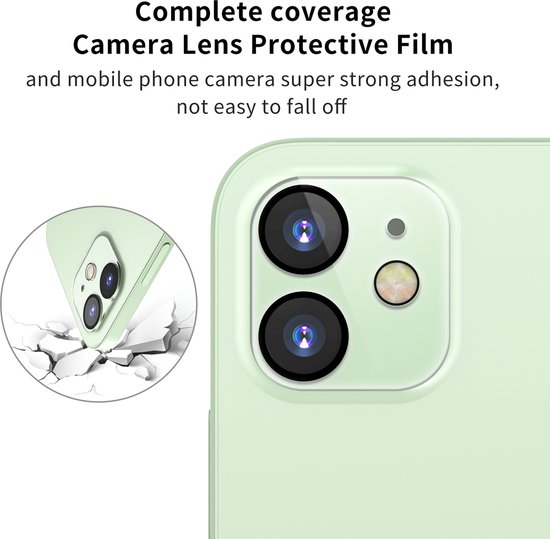 Cadorabo Camera Protector pour Apple iPhone 12 - Protecteur d'objectif résistant aux lens