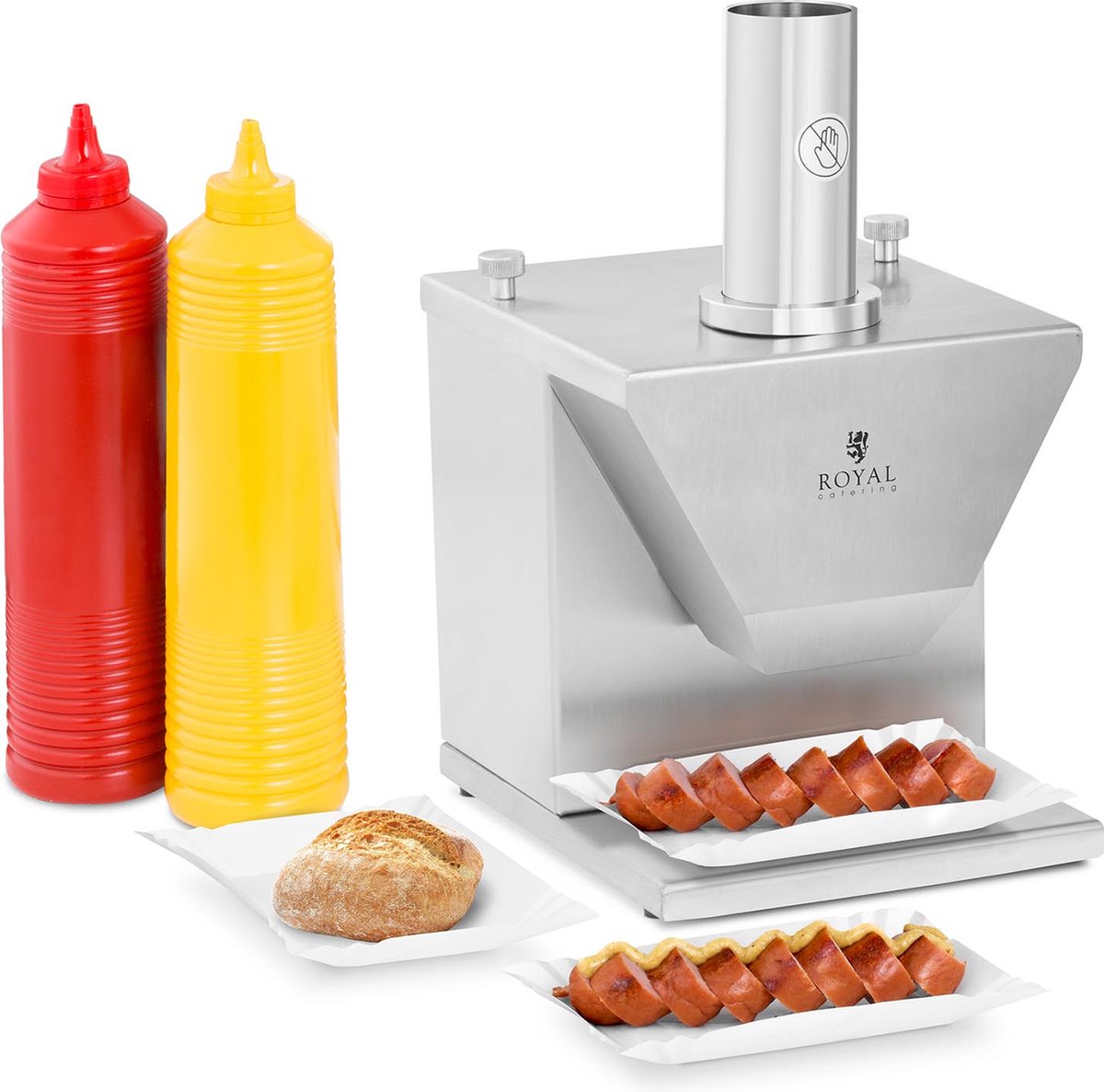 Curryworstsnijder elektrisch - Royal Catering