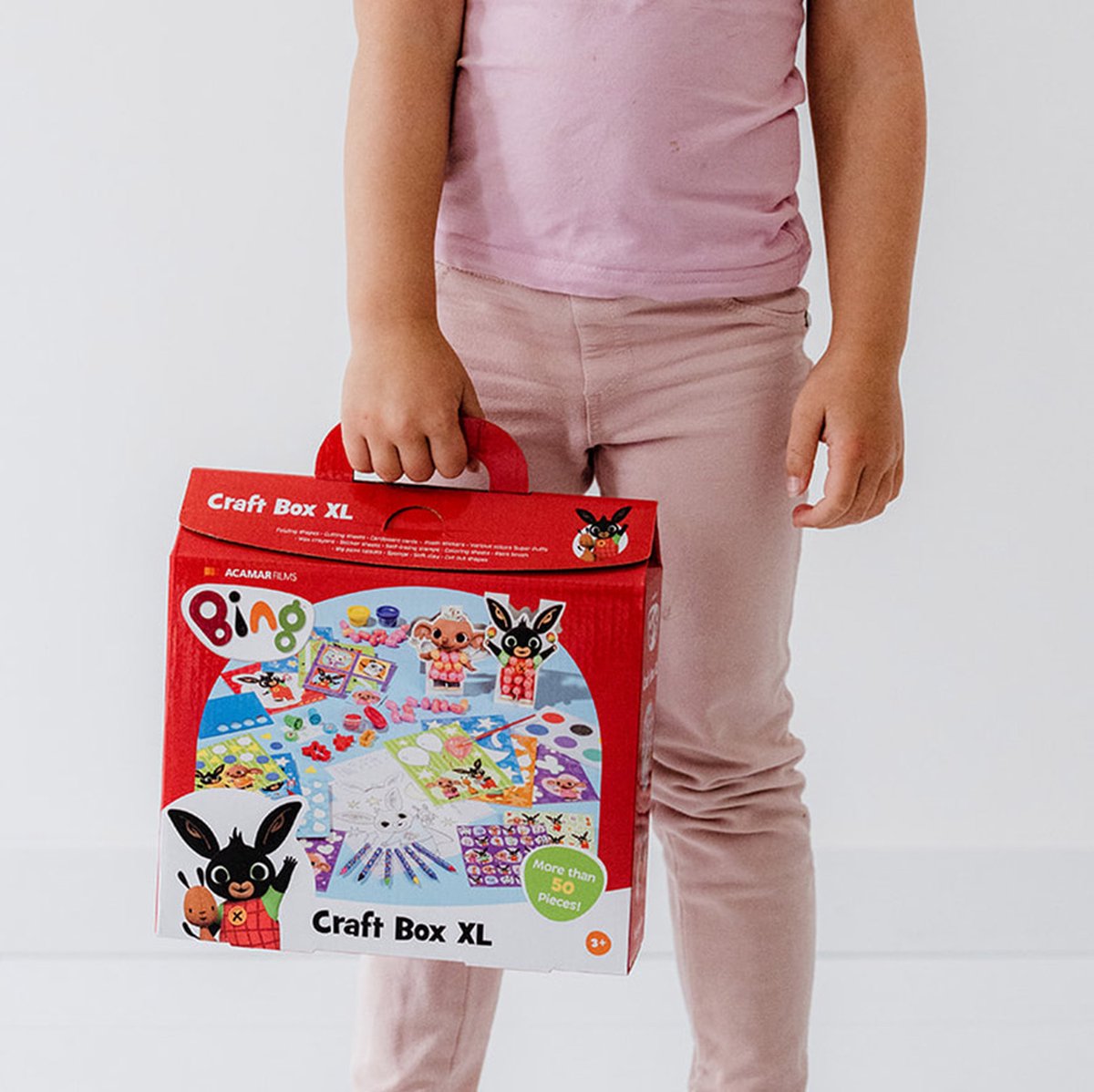 Bing XL Knutselkoffer, knutselpakket junior creatief speelgoed voor jongens en meisjes knutselen - vanaf 3 jaar - Bambolino Toys cadeautip kleuter - knutselbox junior — afbeelding 15