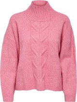 ONLY ONLMICA LS CABLE O-NECK PULLOVER KNT Dames Trui - Maat XS