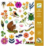 Djeco - Autocollants Jardin / Garden - 160 stickers - 4 planches de stickers (2 motifs)