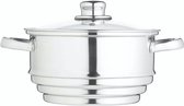 Kitchencraft Universele Stoompan Voor Voedsel In Geschenkverpakking - Roestvrij Staal Geschikt Voor Pannen Van 16 18 En 20 cm