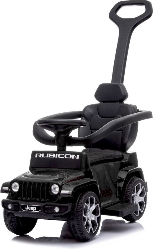 Jeep Wrangler Loopauto Zwart Opbergruimte Voor Jongens en Meisjes