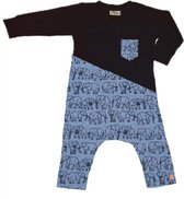 Onesie  olifant blauw