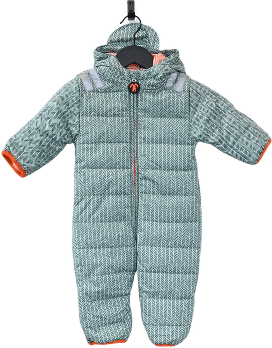 Ducksday Winterpak – Skipak voor baby’s – Sneeuwpak – Snowsuit – Waterdicht & PFAS-vrij – Gerecycled Polyester – Maat 74 – Manu