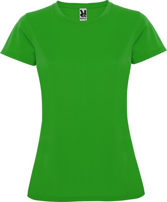 Varen groen dames sportshirt korte mouwen MonteCarlo merk Roly maat L