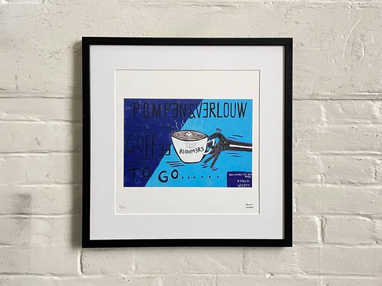 COFFEE TO GO - Limited Edt. Art Print - Frank Willems