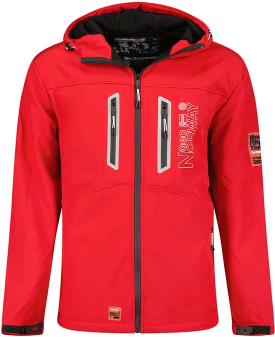 Geographical Norway Veste Softshell Homme Trevar Rouge - XL | bol