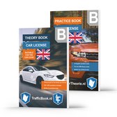 Auto Theorieboek Engels 2023 Rijbewijs B met Oefenboek - Car Theory Book 2023 Driving License B with Practise Book