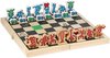 Afbeelding van het spelletje Chess Set (Red & Blue) by Keith Haring
