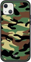 Peachy Army TPU legerprint hoesje voor iPhone 13 - groen