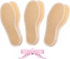 Bama Fresh Sun Color Kids Barefoot Inlegzolen voor een Comfortabel Zomers Barefoot Gevoel 3 Paar Unisex Beige + Gratis 1 Satijnen Veters (twv €5,95) - 30