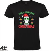 Klere-Zooi - Have a Llamazing Christmas - Heren T-Shirt - M