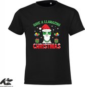 Klere-Zooi - Have a Llamazing Christmas - Kids T-Shirt - 140 (9/11 jaar)