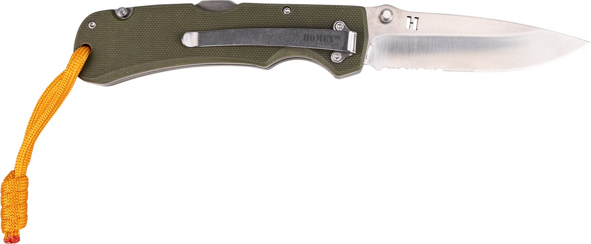 Homey's Karl zakmes - 20cm - RVS/G10 - DIY - lemmet + 4 functies
