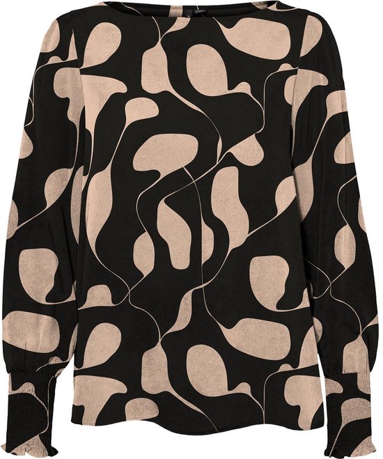 Vero Moda / Damen-Tops / VMLEAH LS LACE TOP WVN GA NOOS
