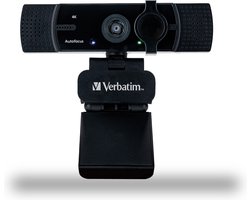 Verbatim 49580 webcam 3840 x 2160 Pixels USB 2.0 Zwart