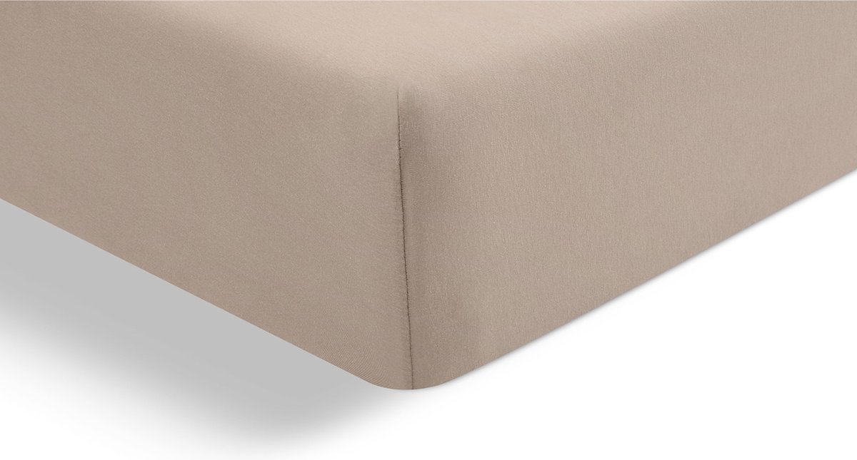 Cinderella hoeslaken jersey 180x210/220 (30)taupe