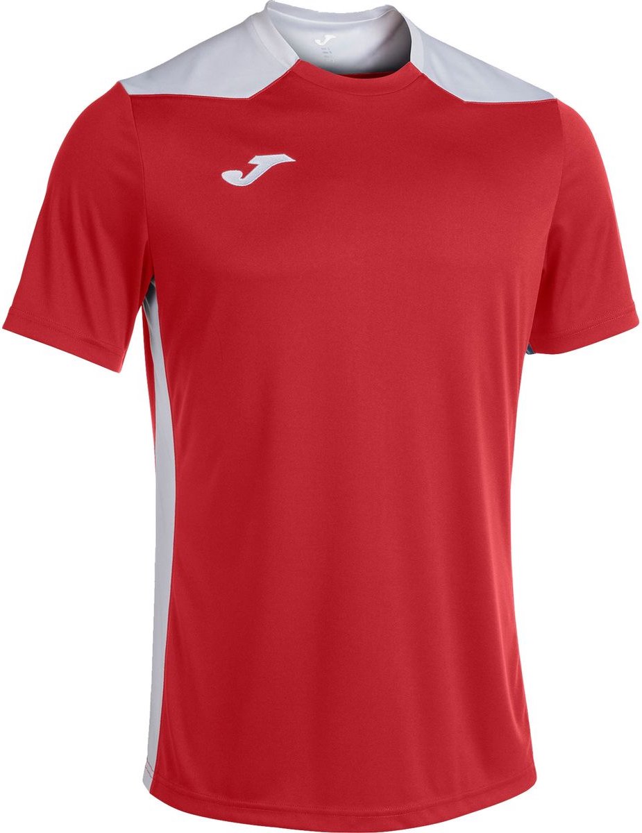 Joma Championship VI Shirt Korte Mouw Dames - Rood / Wit | Maat: S