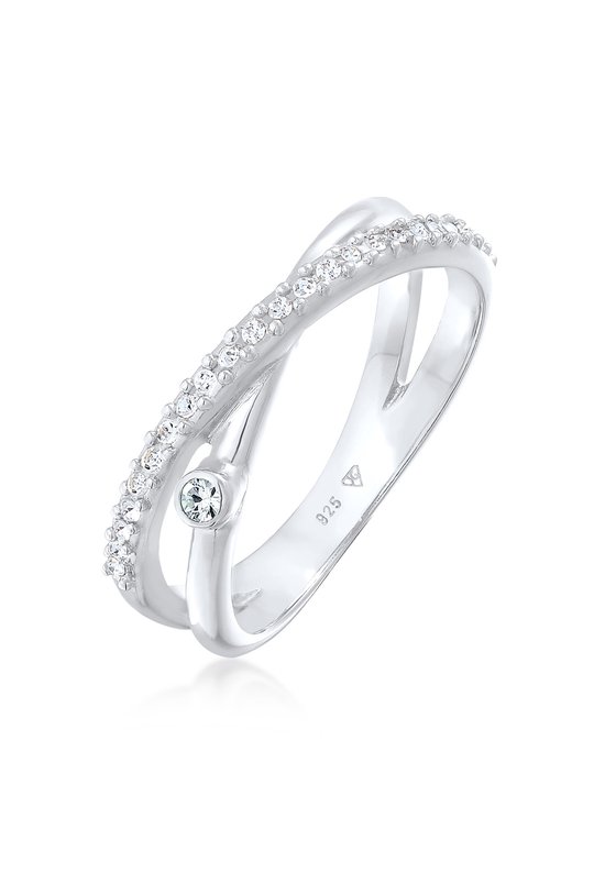 Elli Ohrstecker Yin Yang Mit Kristallen – Stylisches 925 Sterling Silber Schmuckstück Für Damen