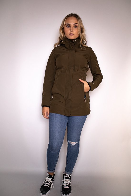 winterjas dames groen