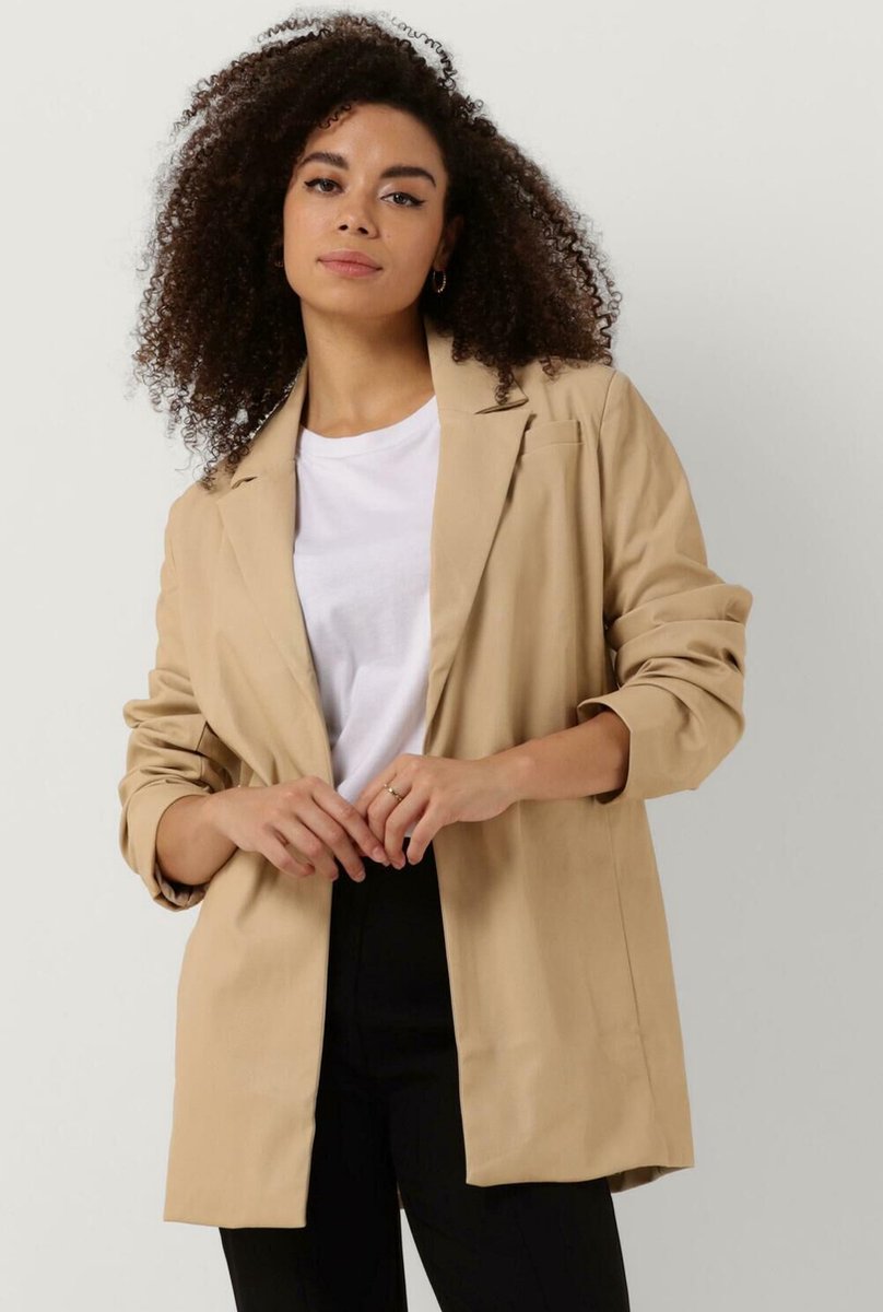 Another Label Eli Blazer Blazers Dames - Beige - Maat XL