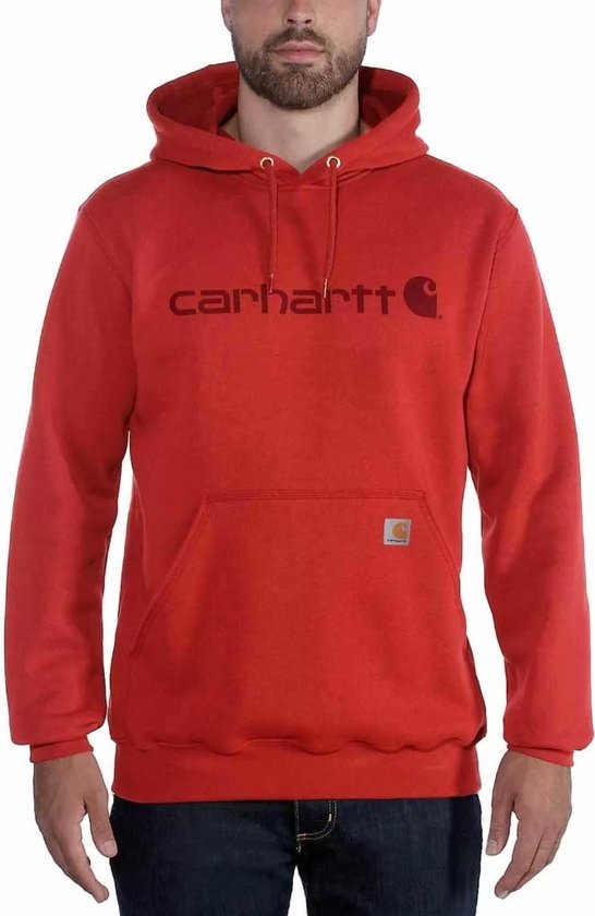 Carhartt Signature Logo Sweatshirt Chili Pepper Homme