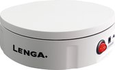 Lenga Turntable white 22 cm - Turntable - Turntable électrique - Turntable pour la photographie - Turntable pour photos et vidéos