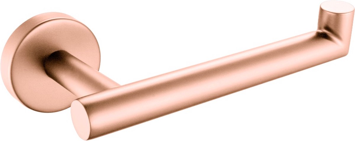 Wc-rolhouder mat rosé goud Rond